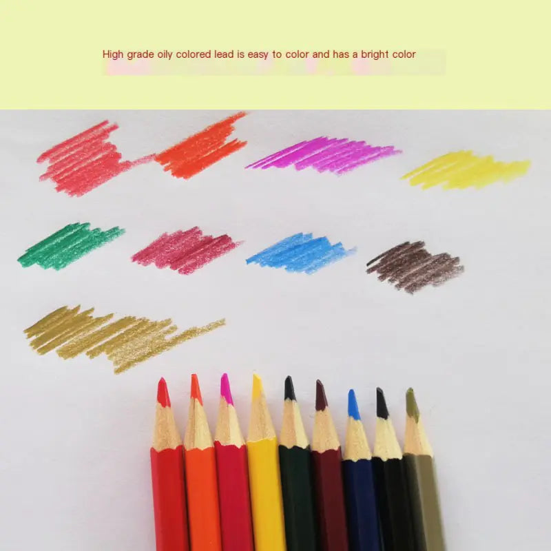 72 Colors Premium Oil-Based Colored Pencil Set