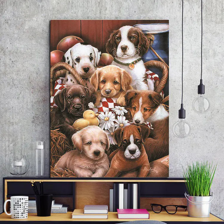 Diamond Mosaic Painting Kit - Pet Dog Design
