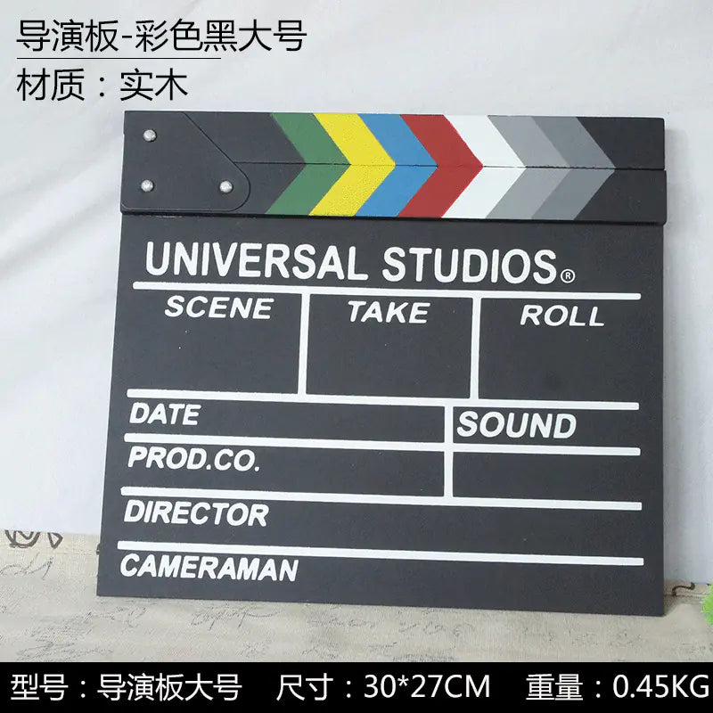 Acrylic Wooden Director's Board for Filming and Photography