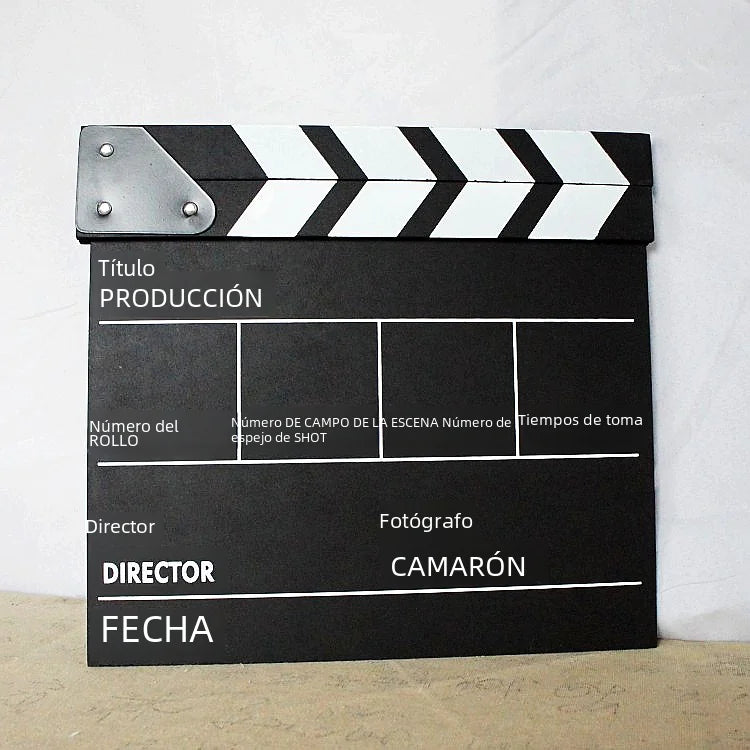 Acrylic Wooden Director's Board for Filming and Photography