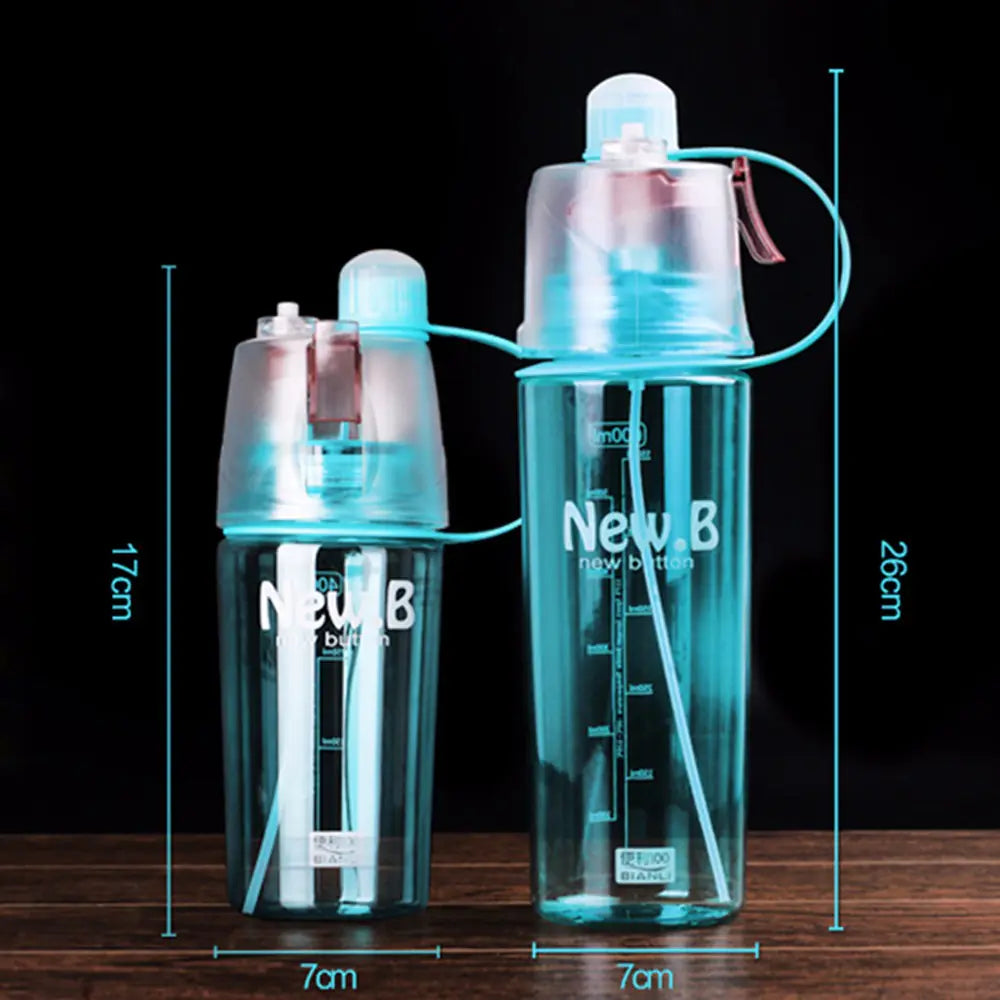 Portable Sports Plastic Spray Water Bottle for Outdoors