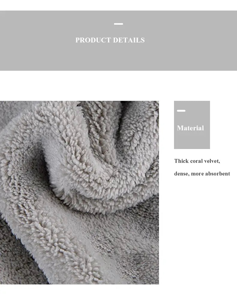 Cute Thick Absorbent Bath Towel - 1 Piece 11.02"×9.84"