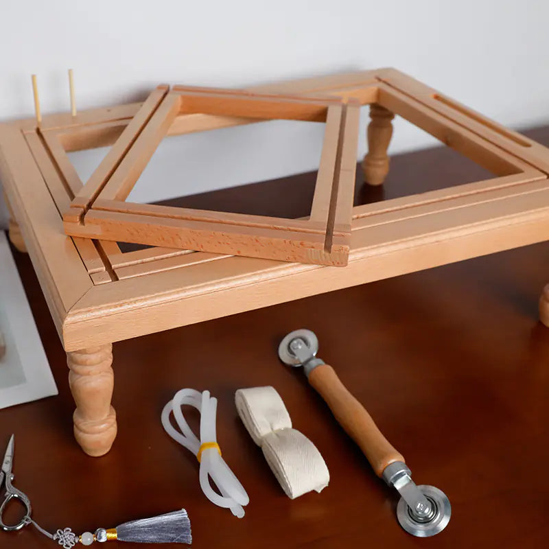 Adjustable Beechwood Cross Stitch Embroidery Frame