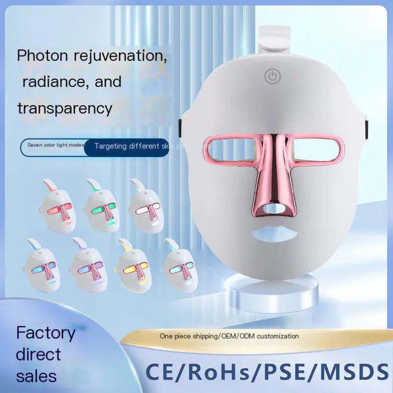 LED Photon Skin Rejuvenation Device for Home Use