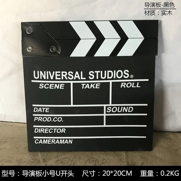 Acrylic Wooden Director's Board for Filming and Photography