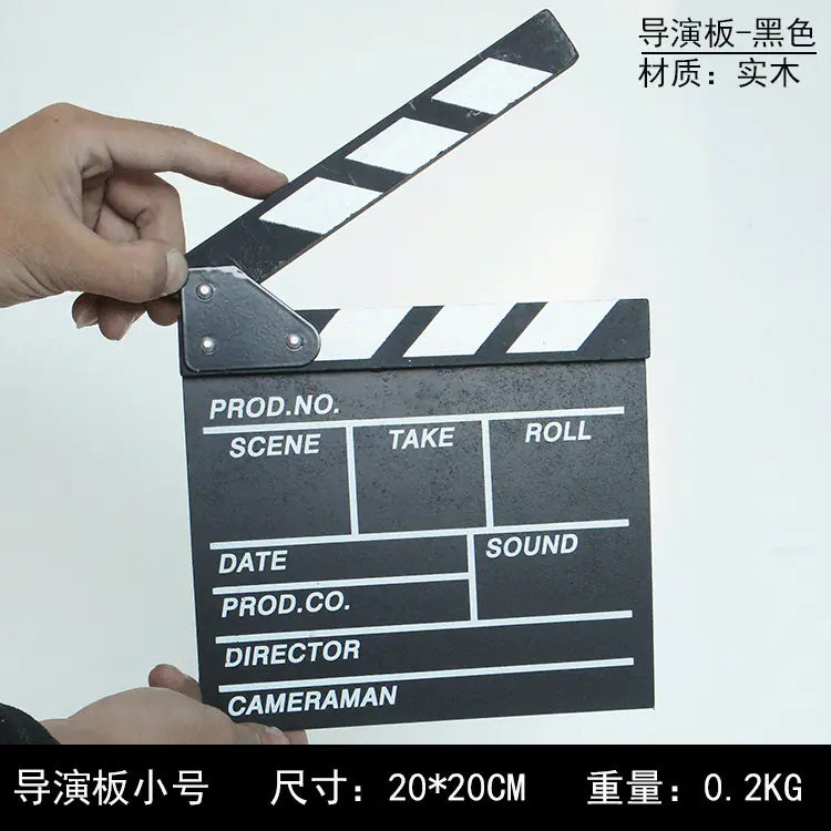 Acrylic Wooden Director's Board for Filming and Photography