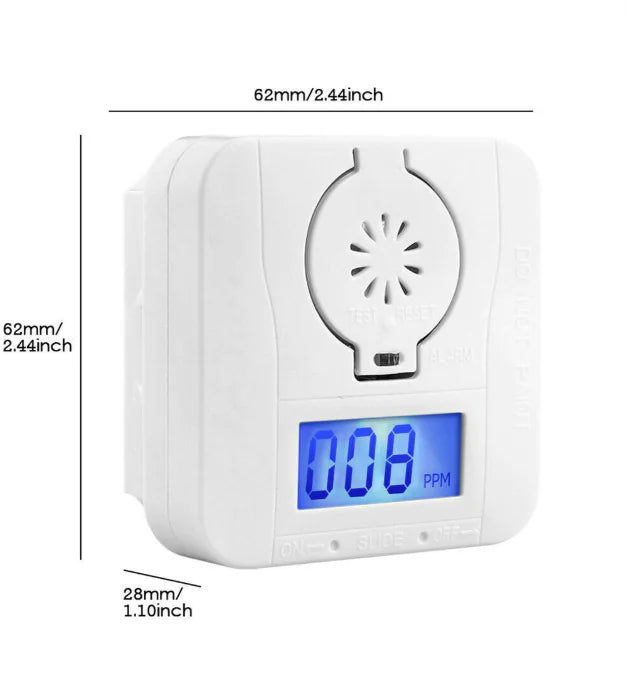 Lidelong Mini CO Alarm and Gas Detector for Home