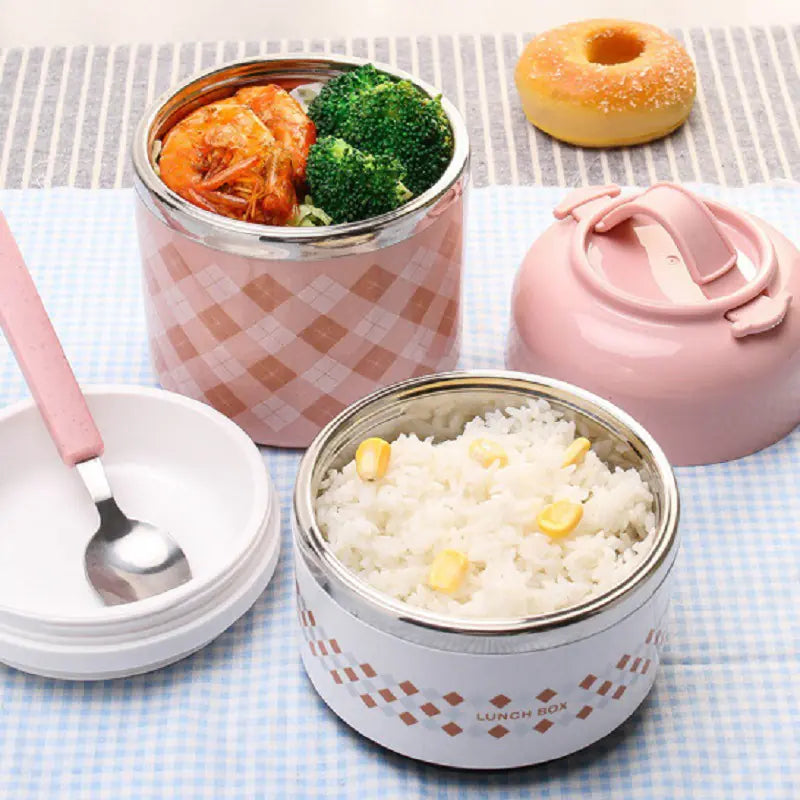 Beseus 304 Stainless Steel Insulated Lunch Box 630ML