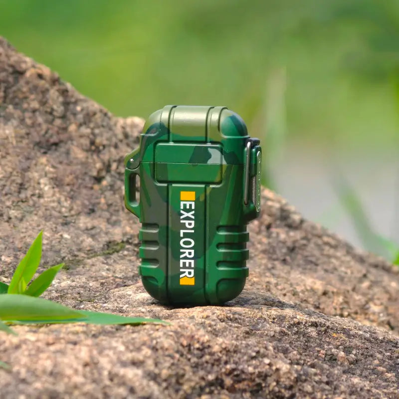 Portable Dual Arc Windproof Camouflage Lighter