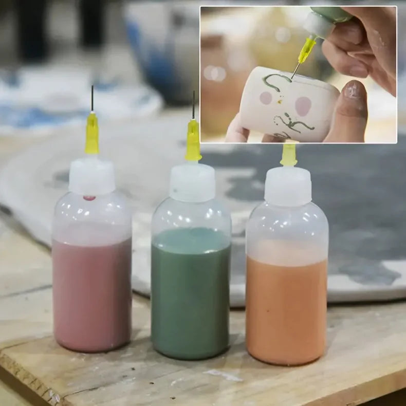 2pcs Needle Tip Glue Applicator Bottles for DIY Crafts