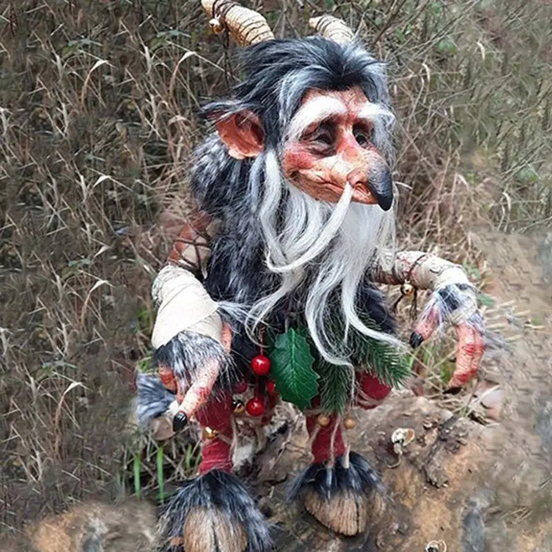 Gothic Vintage Garden Elf Goblin Sculpture for Outdoors