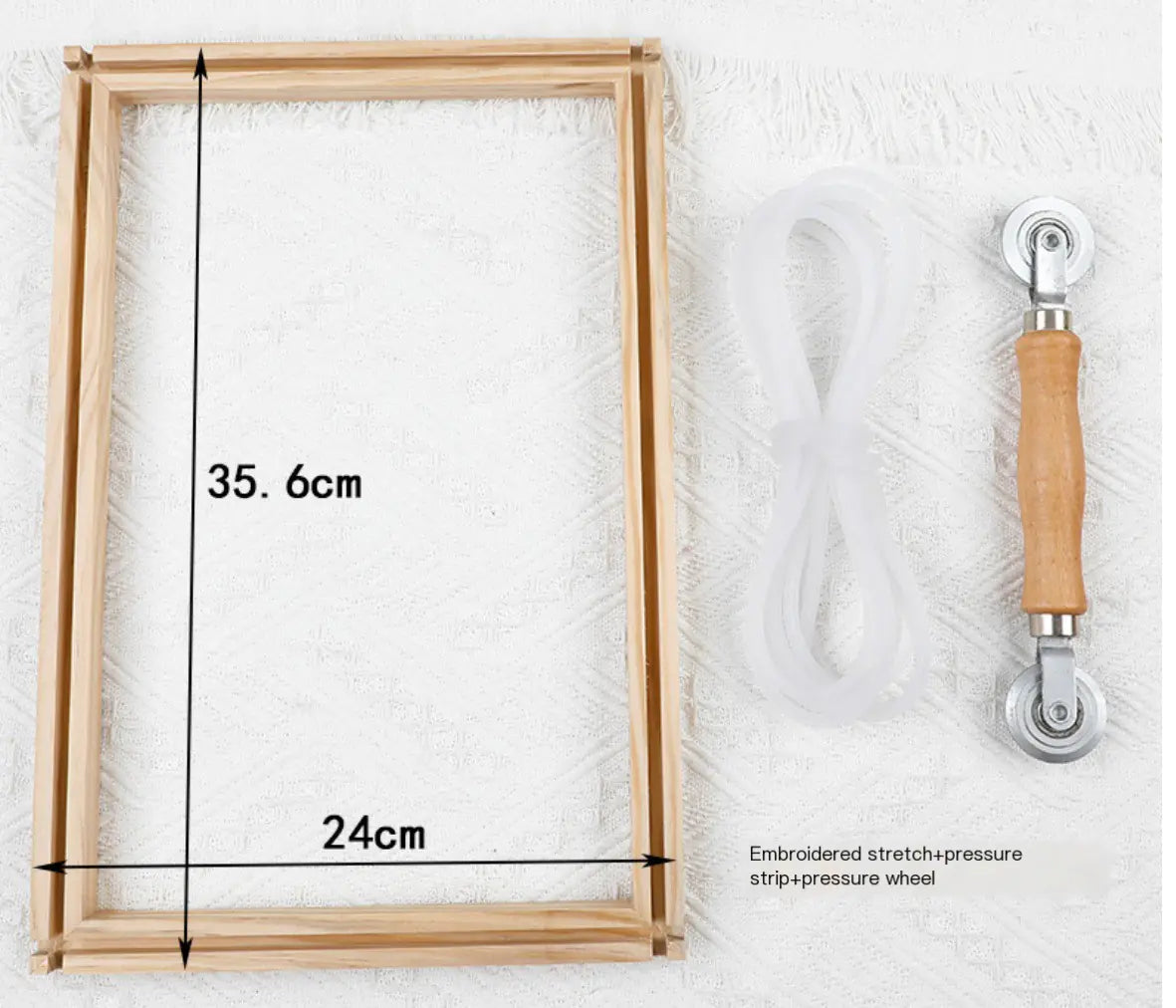 Adjustable Beechwood Cross Stitch Embroidery Frame