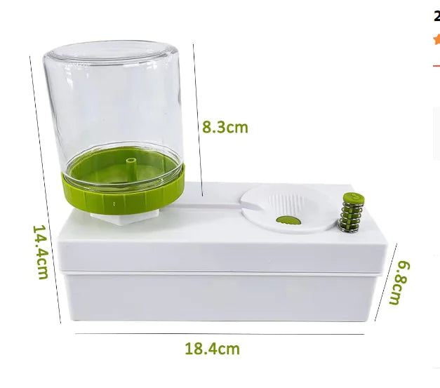 Brush Cleaning Device with Water Circulation System