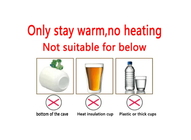 Creative USB Heated Coaster for Cups and Snacks