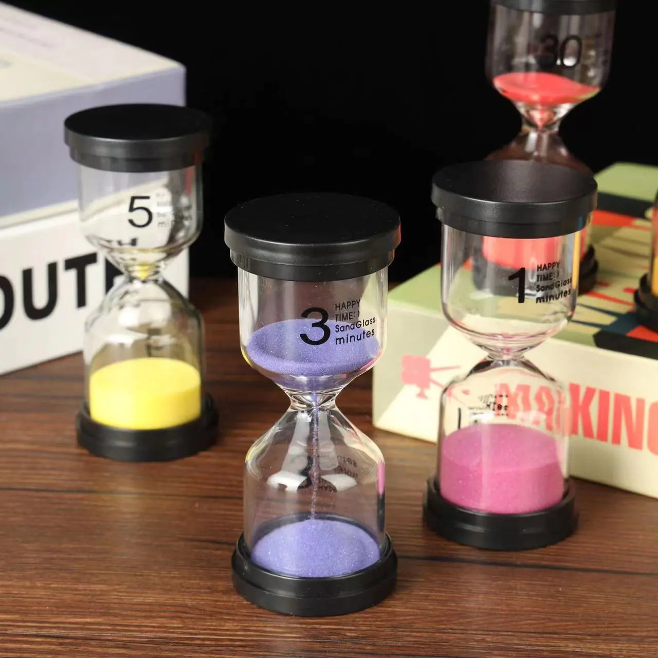 Wholesale Creative Hourglass Timer for Kids' Gifts