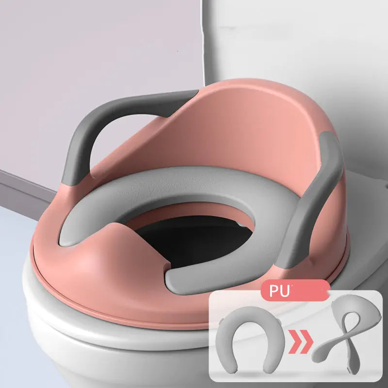 Baby Cushion Frame Potty Cover for Girls' Toilets