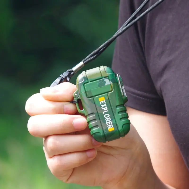Portable Dual Arc Windproof Camouflage Lighter