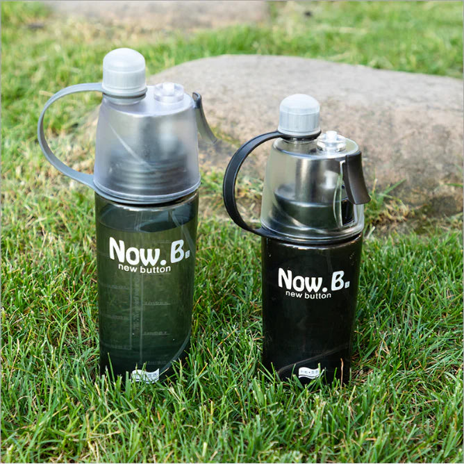 Portable Sports Plastic Spray Water Bottle for Outdoors