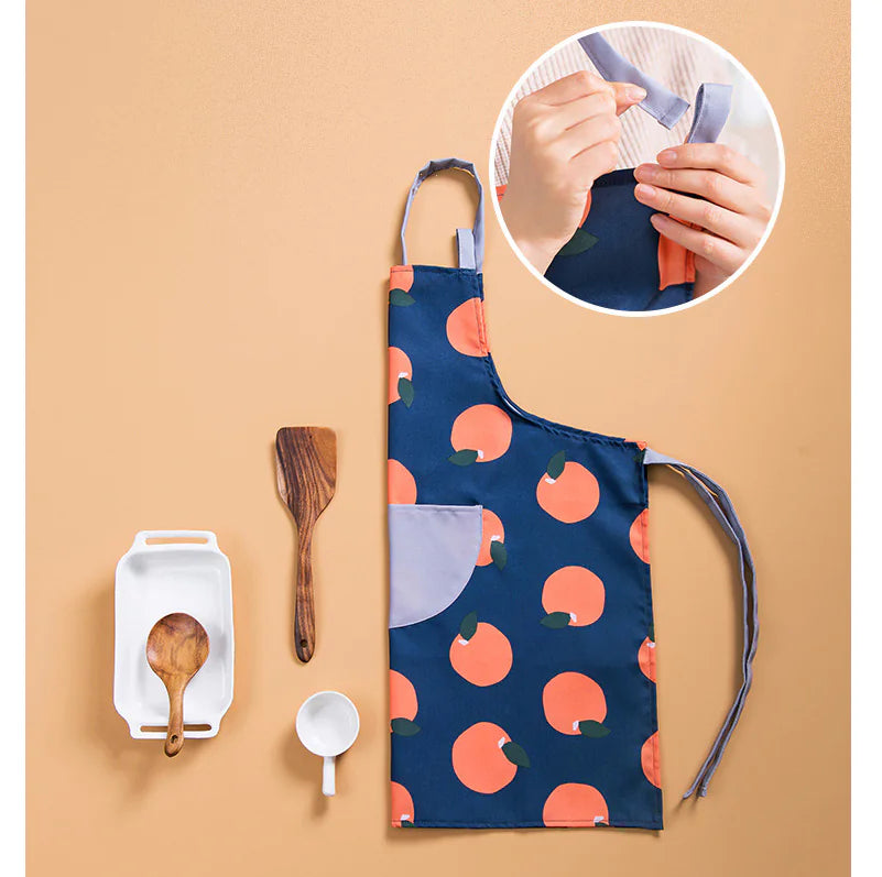 Adjustable Waterproof Polka Dot Cooking Apron