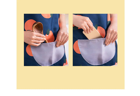 Adjustable Waterproof Polka Dot Cooking Apron