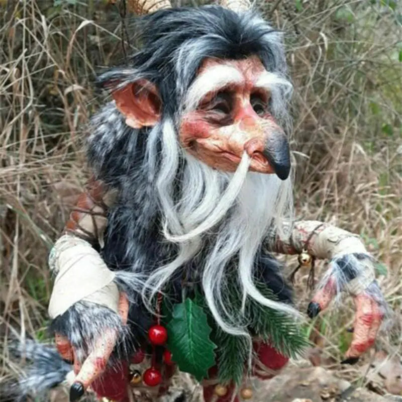 Gothic Vintage Garden Elf Goblin Sculpture for Outdoors