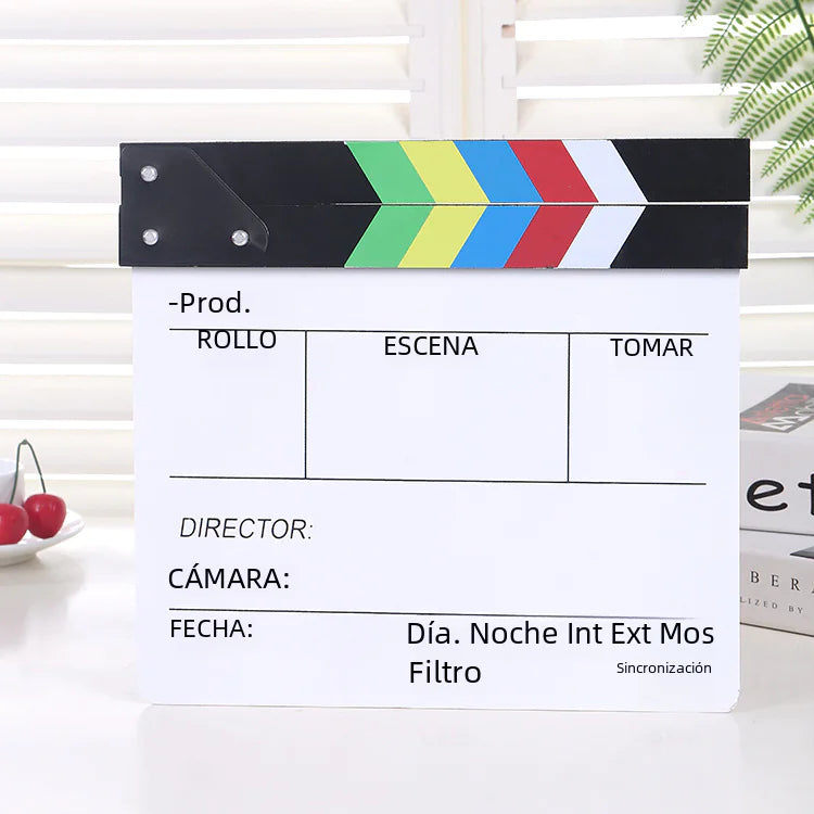 Acrylic Wooden Director's Board for Filming and Photography