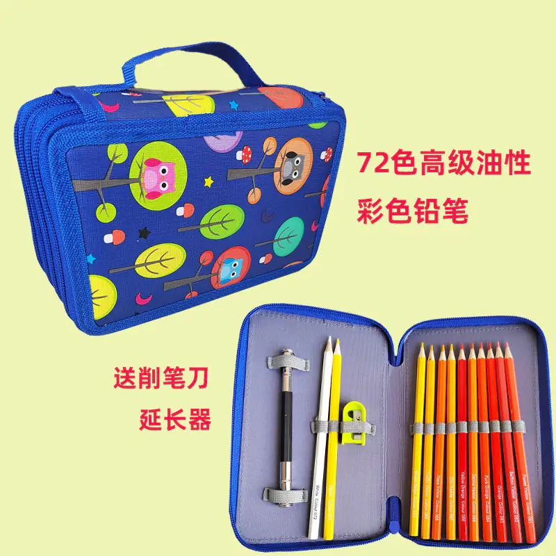 72 Colors Premium Oil-Based Colored Pencil Set