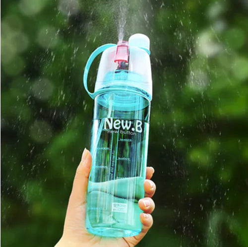 Portable Sports Plastic Spray Water Bottle for Outdoors