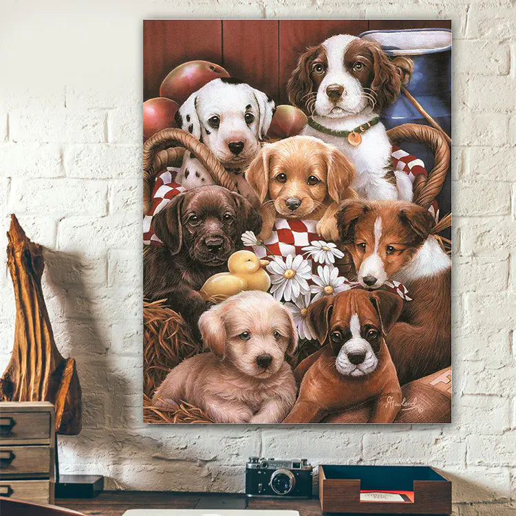 Diamond Mosaic Painting Kit - Pet Dog Design
