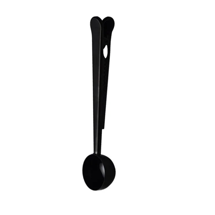 2-in-1 Spoon Clip, Brass Stainless Steel Sealing Clip