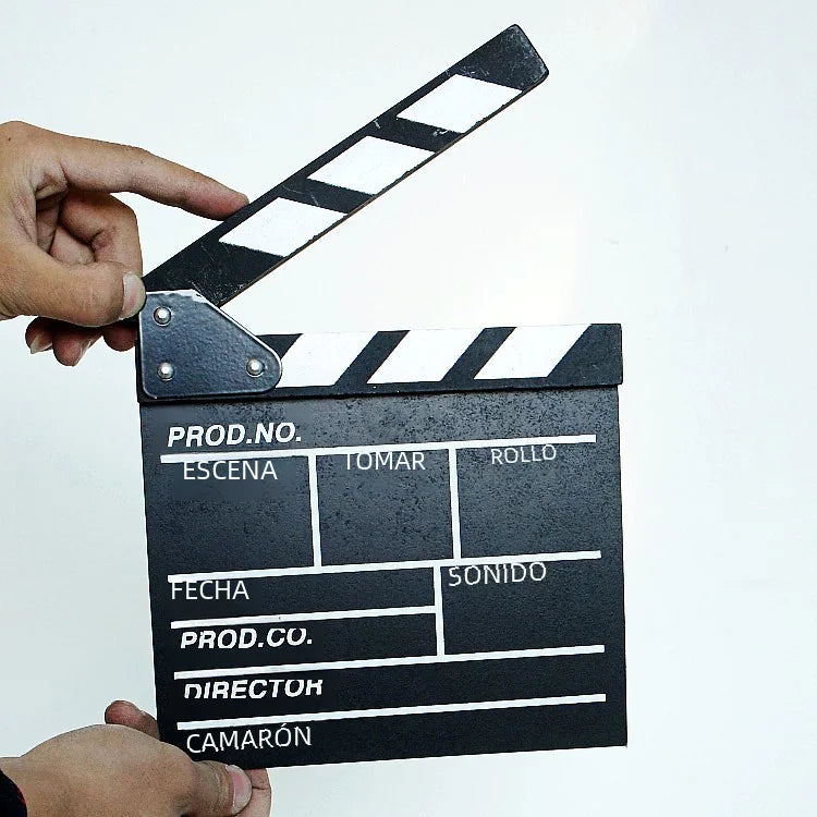 Acrylic Wooden Director's Board for Filming and Photography
