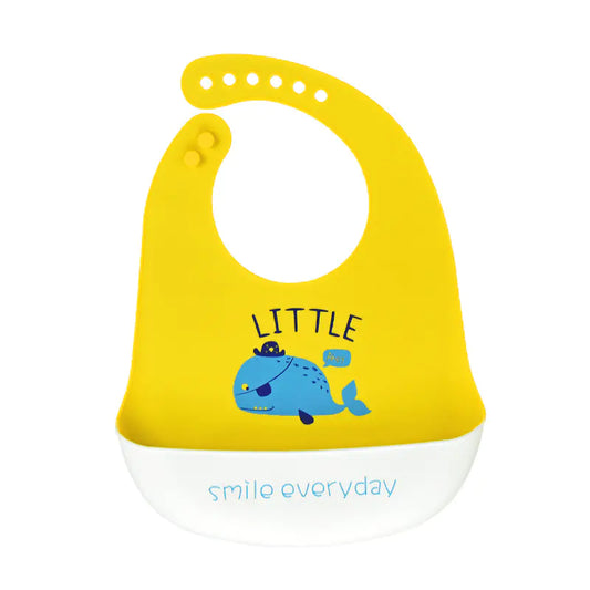 3D Baby Waterproof Silicone Bib for Feeding Kids