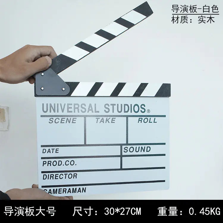 Acrylic Wooden Director's Board for Filming and Photography