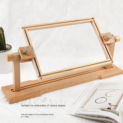 Adjustable Beechwood Cross Stitch Embroidery Frame