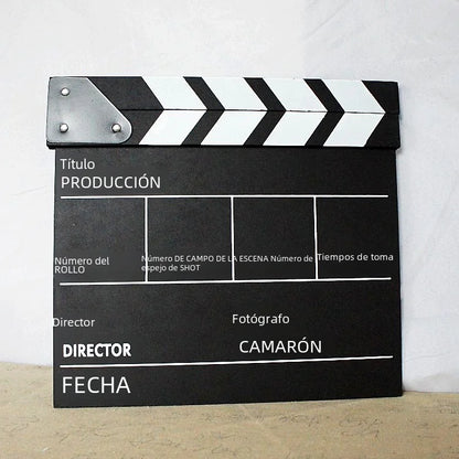 Acrylic Wooden Director's Board for Filming and Photography