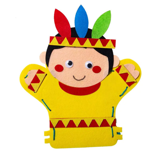 DIY Thanksgiving Card Kit with Felt Puppets and Toys