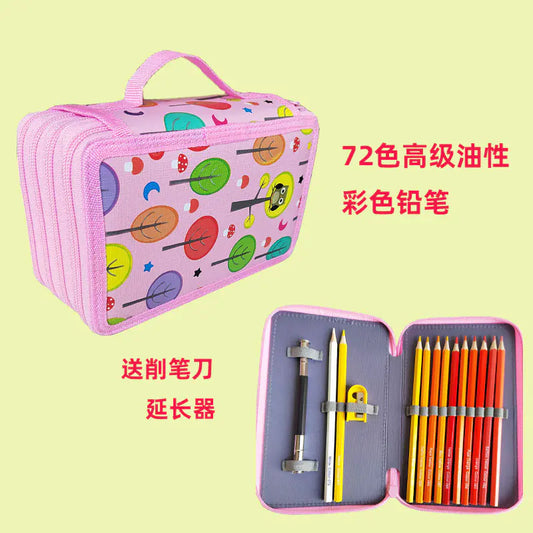 72 Colors Premium Oil-Based Colored Pencil Set