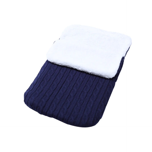 Warm Fleece-lined Baby Wool Sleeping Bag for Stroller