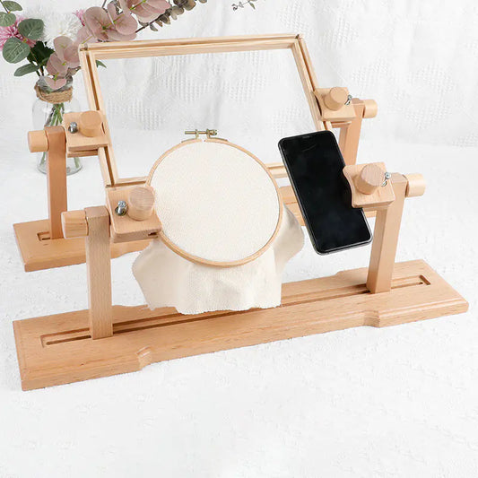 Adjustable Beechwood Cross Stitch Embroidery Frame