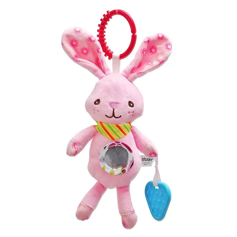 Plush Fabric Baby Bedside Pendant Rattle Toy Bell