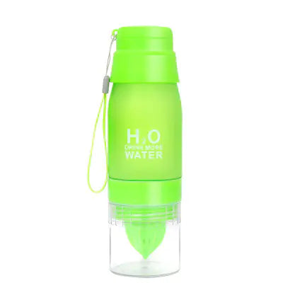Portable Colorful Frosted Plastic Lemon Fruit Cup