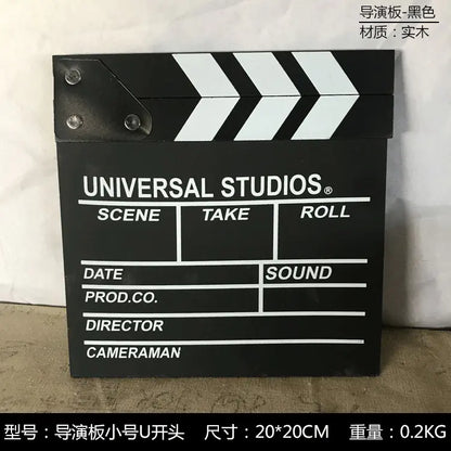 Acrylic Wooden Director's Board for Filming and Photography