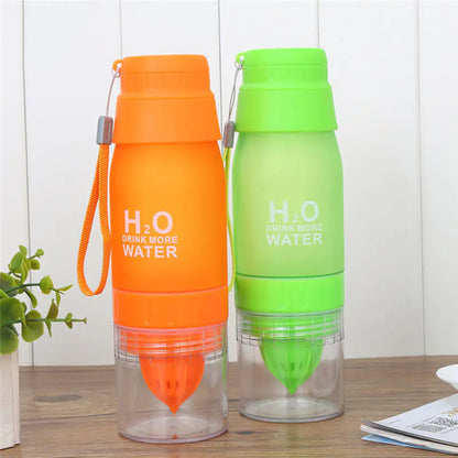 Portable Colorful Frosted Plastic Lemon Fruit Cup