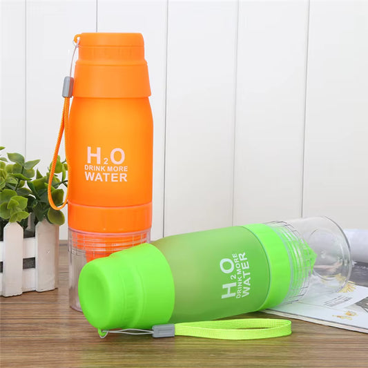 Portable Colorful Frosted Plastic Lemon Fruit Cup