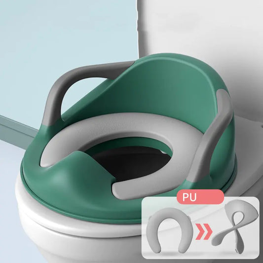 Baby Cushion Frame Potty Cover for Girls' Toilets