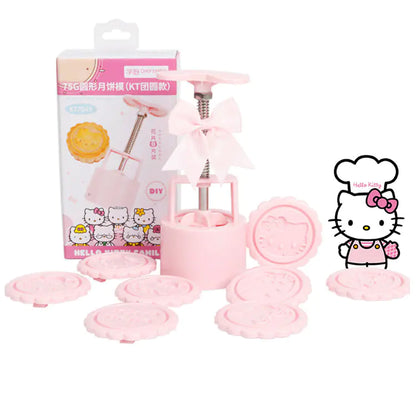 KITTY Cooking Kit - Green Bean and Pumpkin Cake Molds