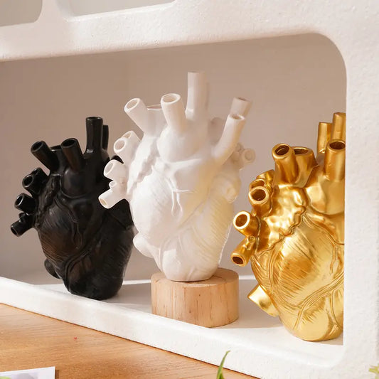 Creative Heart-Shaped Vase for Dried Flowers & Crafts