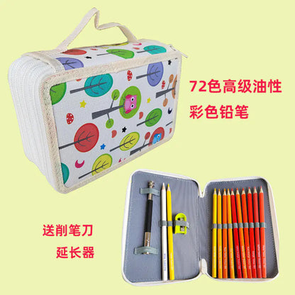72 Colors Premium Oil-Based Colored Pencil Set
