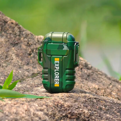 Portable Dual Arc Windproof Camouflage Lighter