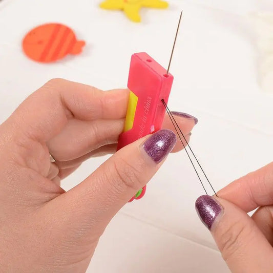 Automatic Needle Threader for Sewing and Embroidery